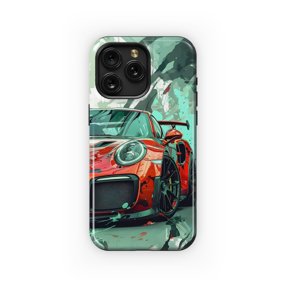 Red Speed Splash GT3 Phone Case iPhone Samsung Cover Pixel 4265 - Image 1