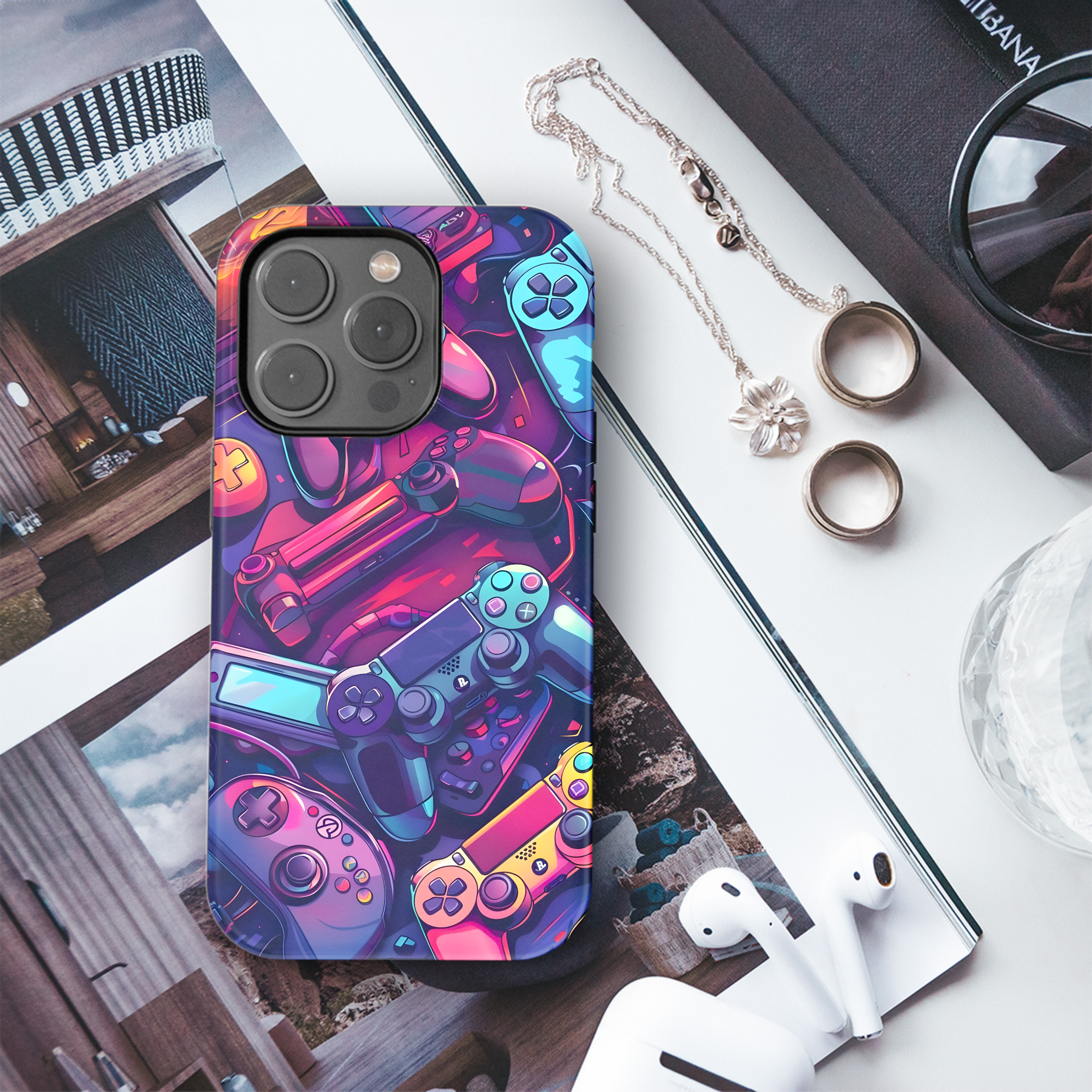 Retro Gaming Vibes
 Phone Case iPhone Samsung Cover Pixel 4444 - Image 3