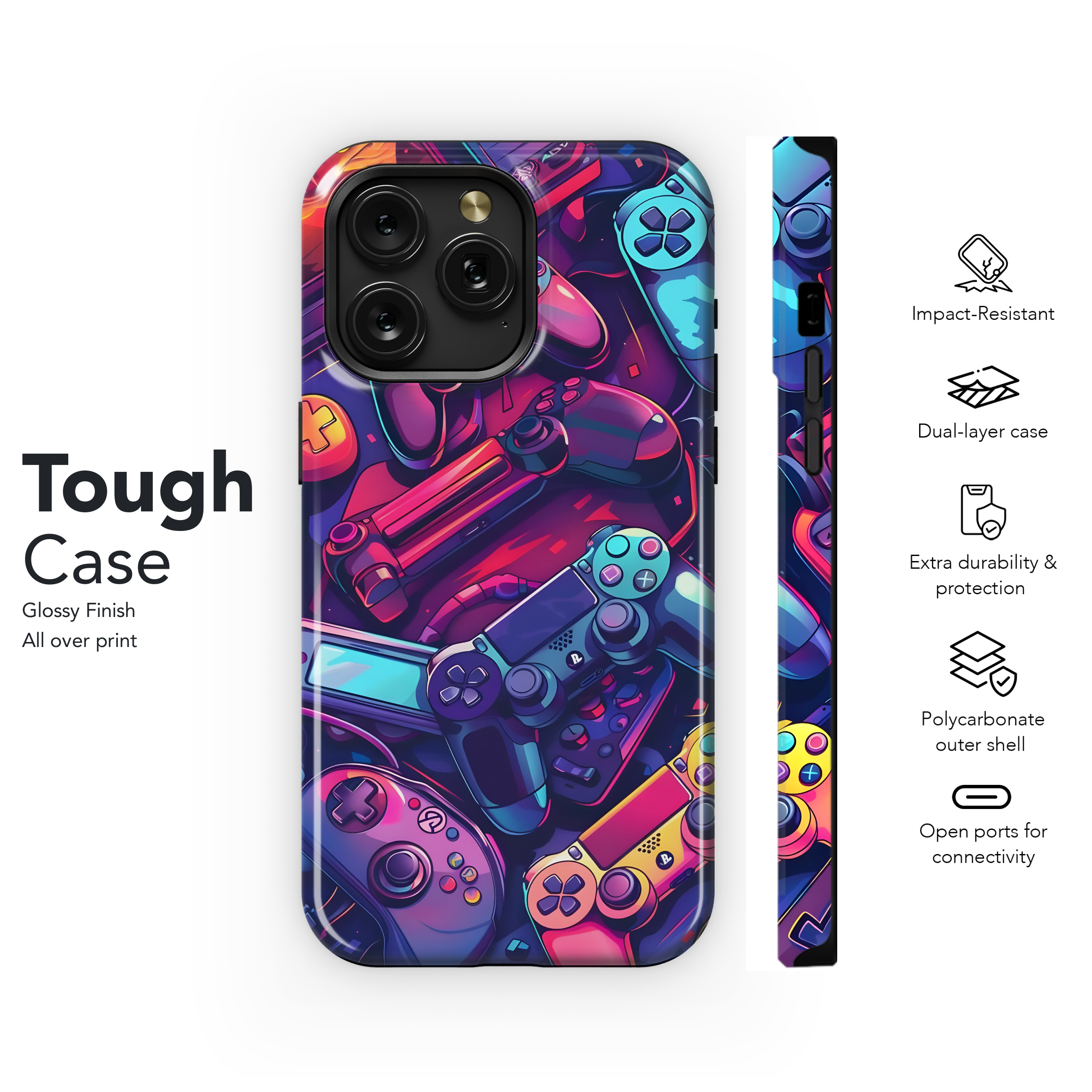 Retro Gaming Vibes
 Phone Case iPhone Samsung Cover Pixel 4444 - Image 6