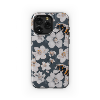 Retro Manuka Flower Bee Phone Case iPhone Samsung Cover Pixel 2935 - Image 1