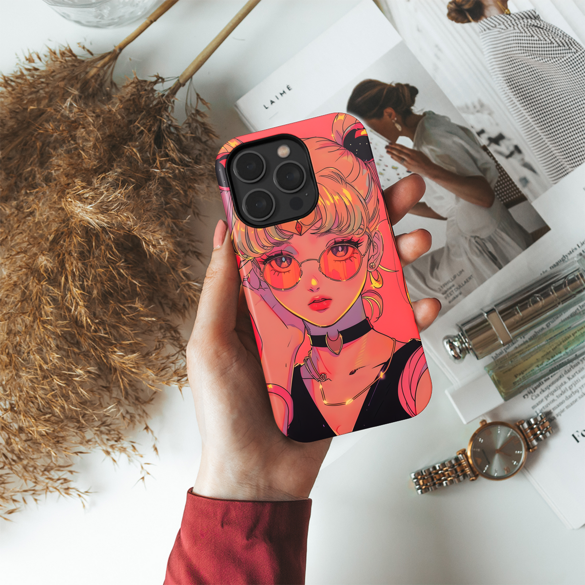 Retro Sailor Moon Style
 Phone Case iPhone Samsung Cover Pixel 4172 - Image 4