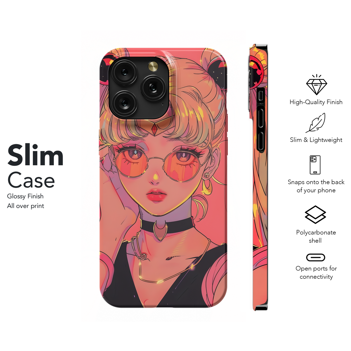 Retro Sailor Moon Style
 Phone Case iPhone Samsung Cover Pixel 4172 - Image 7