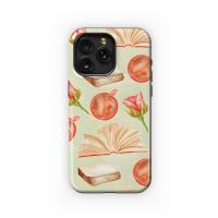 Roses, Books, and Coffee Watercolor Phone Case iPhone Samsung Cover Pixel 5226 - Image 1