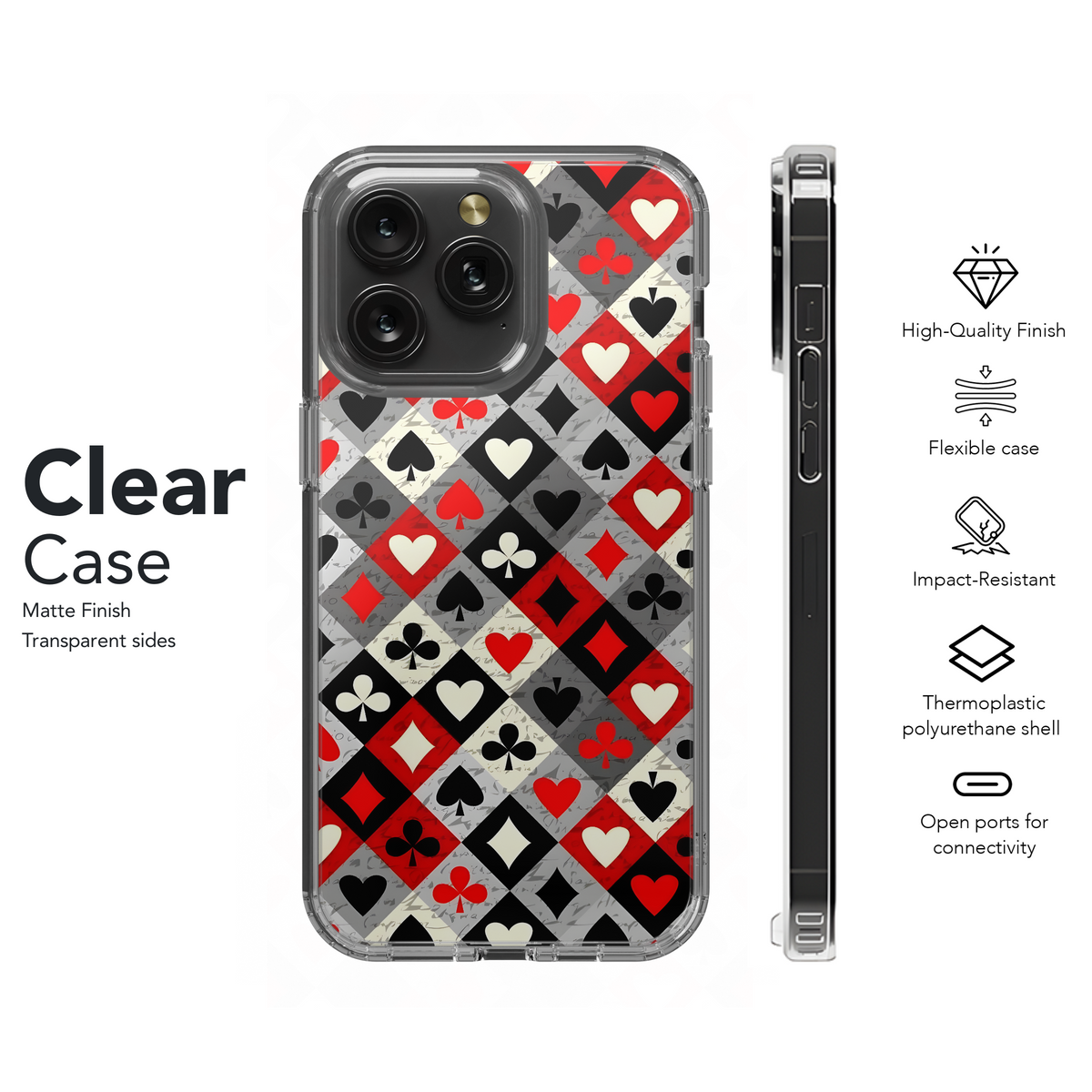 Royal Flush Design
 Phone Case iPhone Samsung Cover Pixel 4135 - Image 8