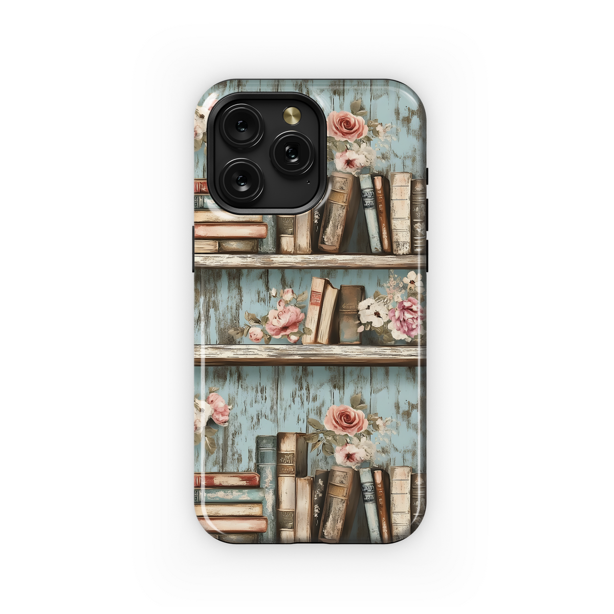 Rustic Books & Roses
 Phone Case iPhone Samsung Cover Pixel 3985 - Image 1