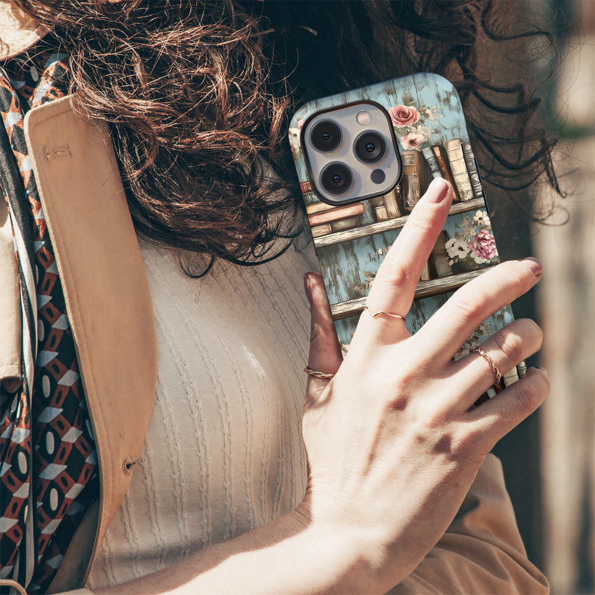 Rustic Books & Roses
 Phone Case iPhone Samsung Cover Pixel 3985 - Image 5