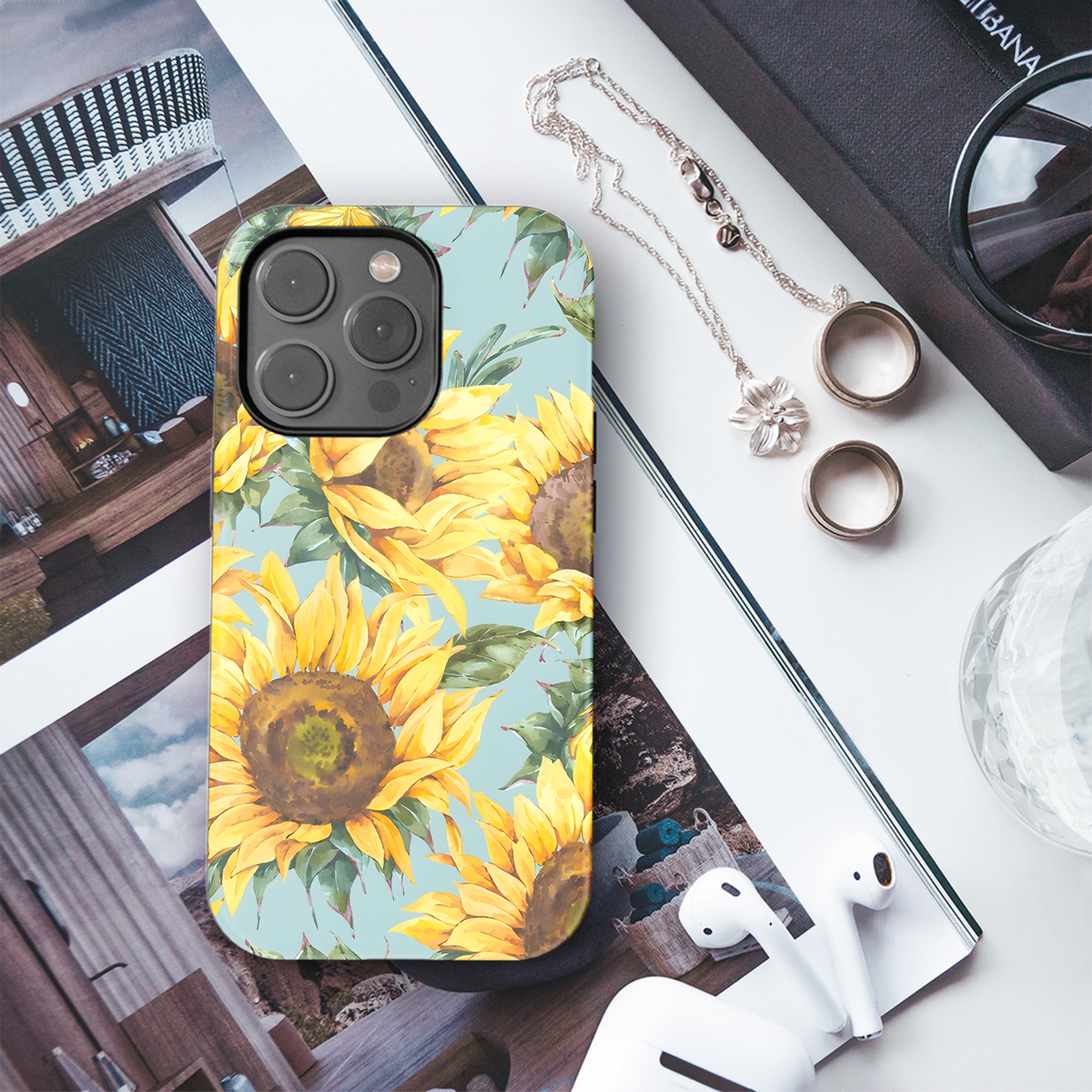 Rustic Sunflower Wildflower Phone Case iPhone Samsung Cover Pixel 2288 - Image 3