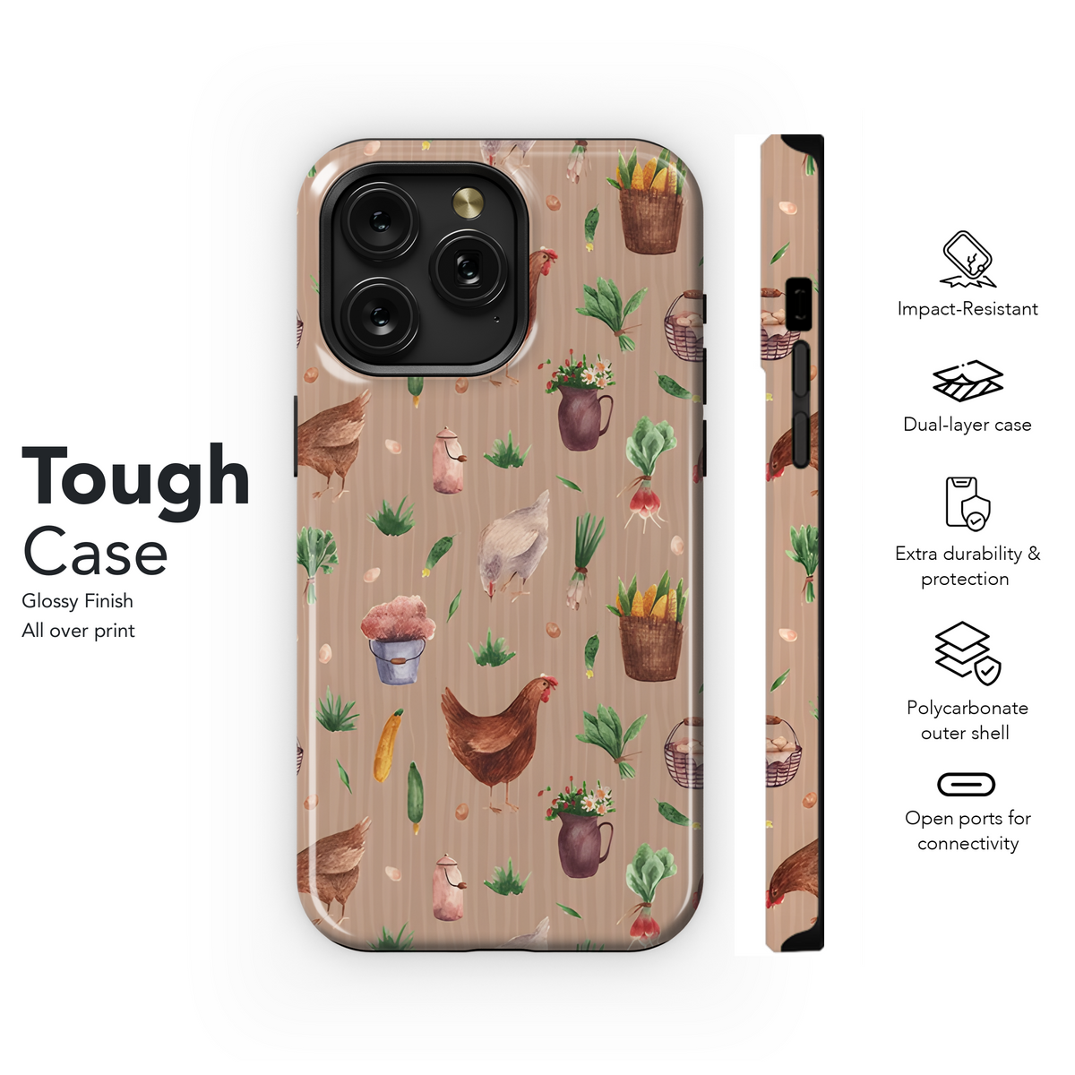 Rustic Watercolor Phone Case iPhone Samsung Cover Pixel 3250 - Image 6