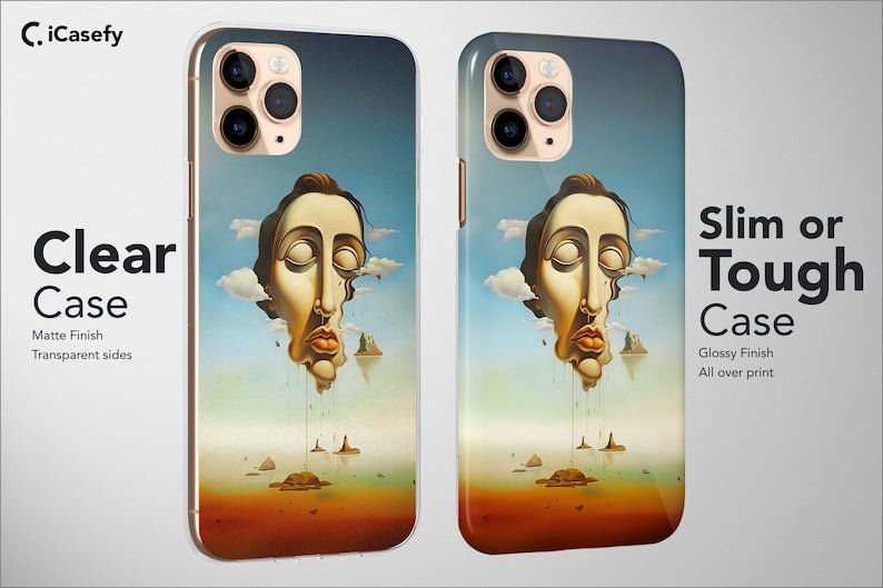 Salvador Dali Phone Case Famous Painting Surrealism Classic Art Cover 2 - Image 2