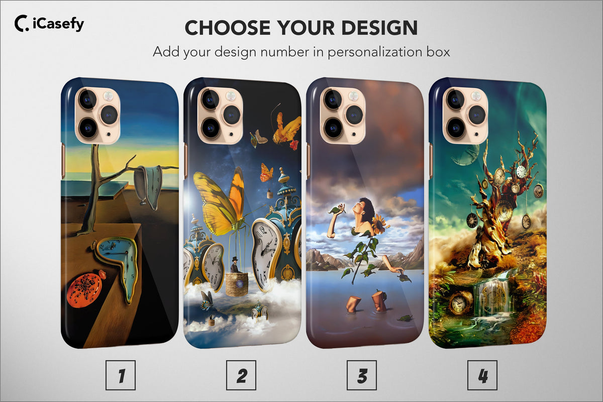 Salvador Dali Phone Case Famous Painting Surrealism Classic Art Cover - Image 1