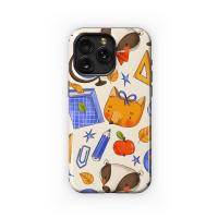 School Foxes and Badgers Phone Case iPhone Samsung Cover Pixel 5227 - Image 1