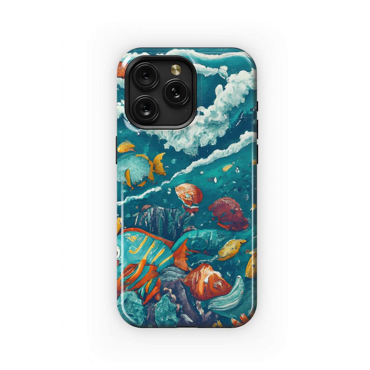 Sea Fish Swimsuit Phone Case iPhone Samsung Cover Pixel 3748 - Image 1