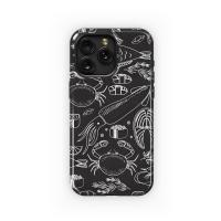 Seafood Sketch Pattern Phone Case iPhone Samsung Cover Pixel 5196 - Image 1