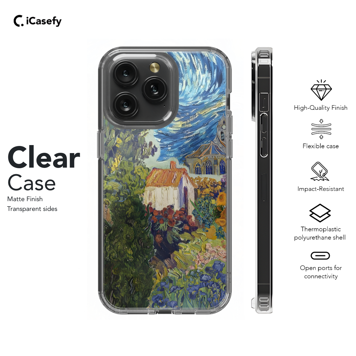 Seamless Aesthetic Collage Vincent Van Gogh Phone Case iPhone Samsung Cover Pixel 1039 - Image 7