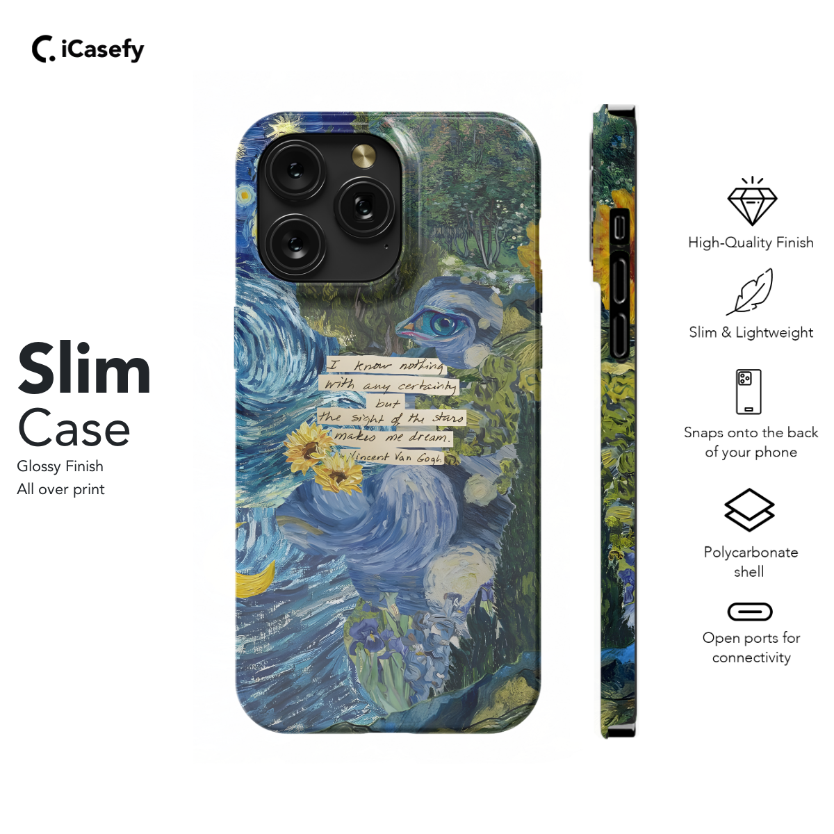 Seamless Aesthetic Collage Vincent Van Gogh Phone Case iPhone Samsung Cover Pixel 1042 - Image 6