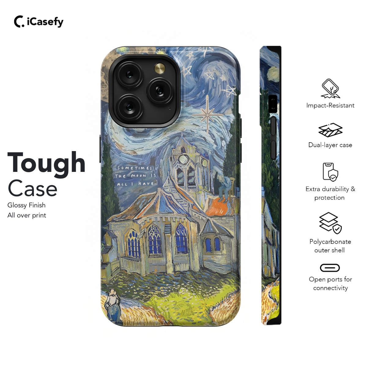 Seamless Aesthetic Collage Vincent Van Gogh Phone Case iPhone Samsung Cover Pixel 1044 - Image 5