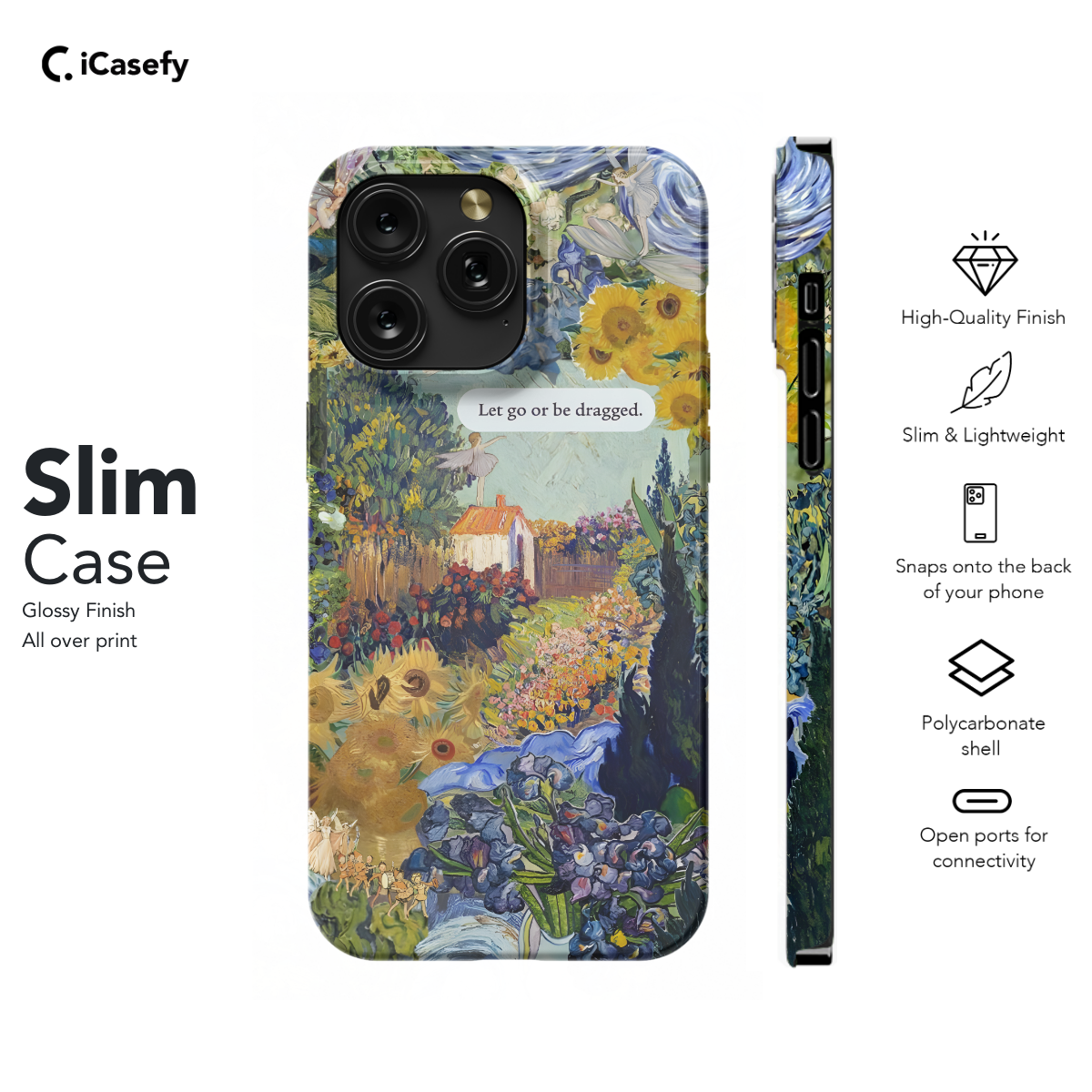 Seamless Aesthetic Collage Vincent Van Gogh Phone Case iPhone Samsung Cover Pixel 1045 - Image 6