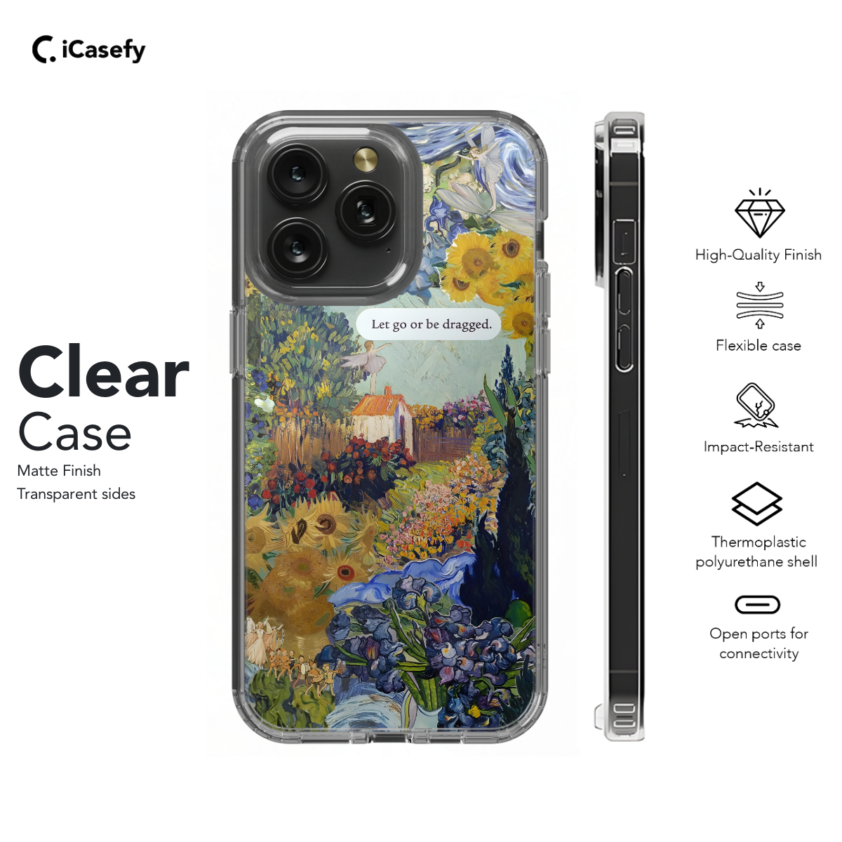 Seamless Aesthetic Collage Vincent Van Gogh Phone Case iPhone Samsung Cover Pixel 1045 - Image 7