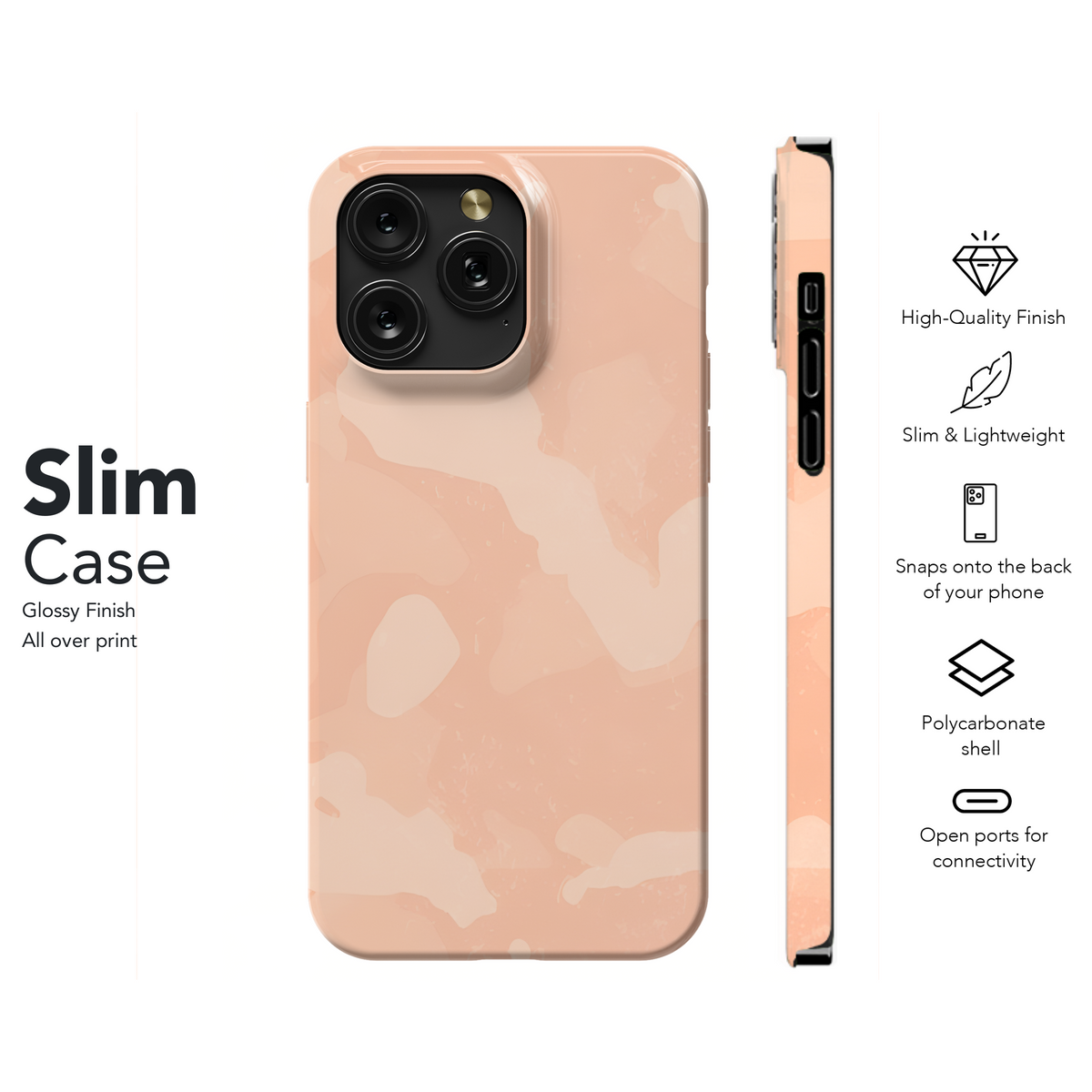 Seamless Camo Pattern Phone Case iPhone Samsung Cover Pixel 2194 - Image 7