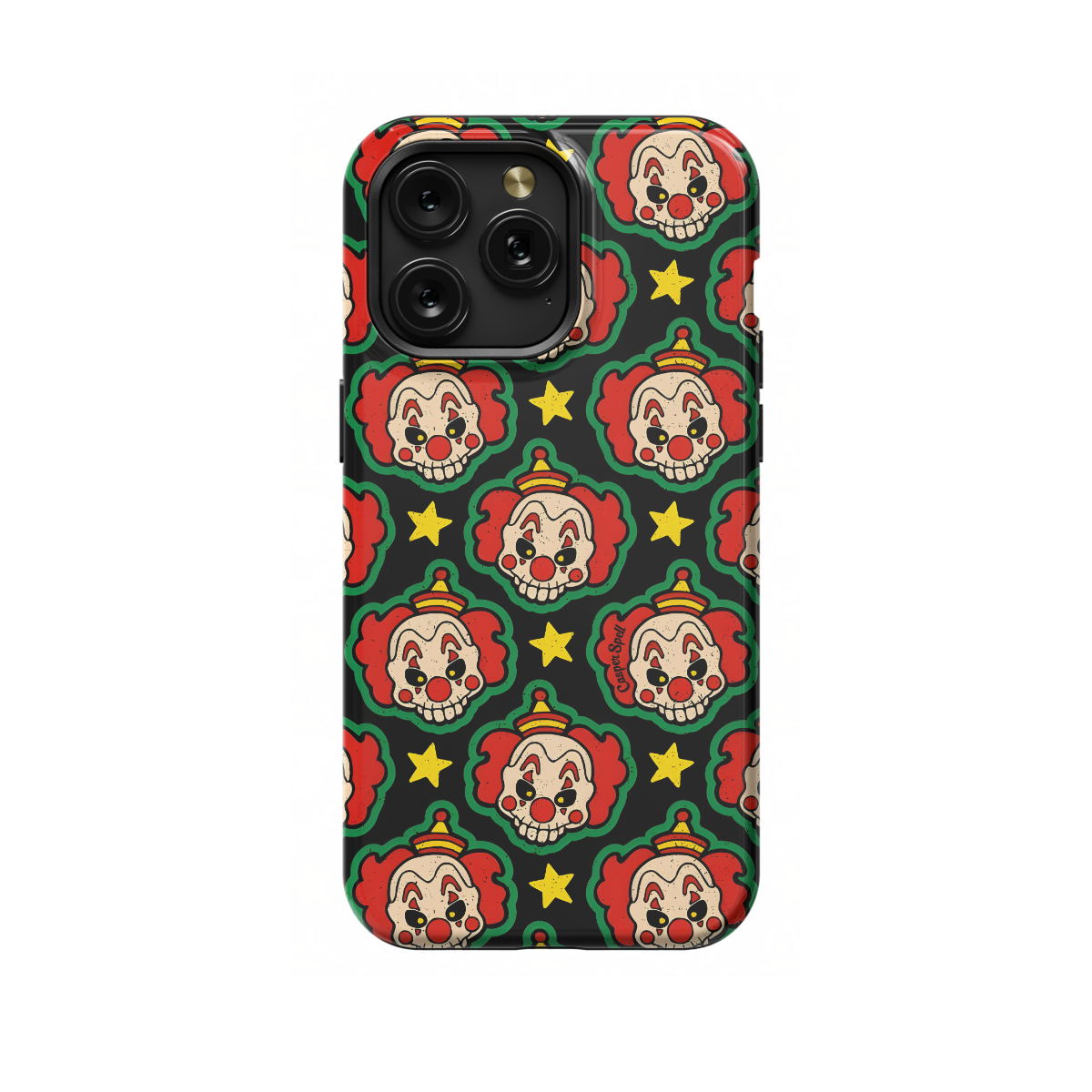 Seamless Clown Skull Evil Phone Case iPhone Samsung Pixel & More 340 - Image 1