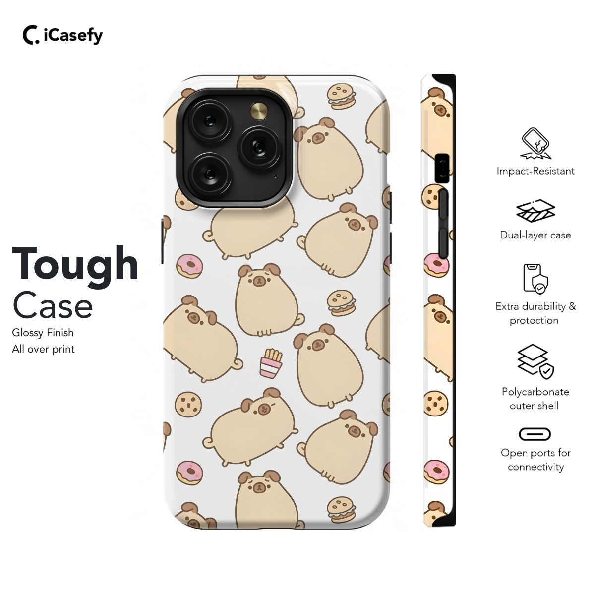 Seamless Dog Animal Phone Case iPhone Samsung Pixel & More 457 - Image 5