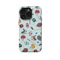 Seamless Hockey Phone Case iPhone Samsung Pixel & More 128 - Image 1
