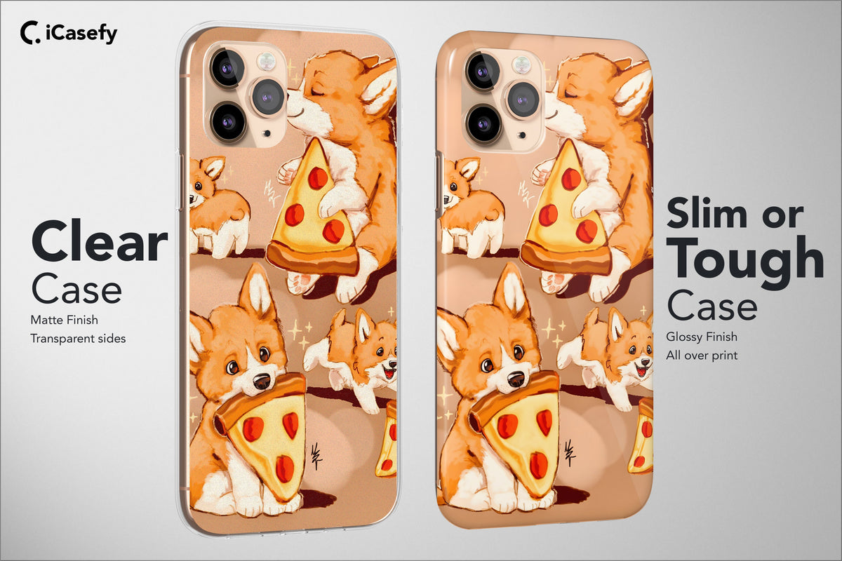 Seamless Lovely Dog Corgi Phone Case Animal Cover - Image 5