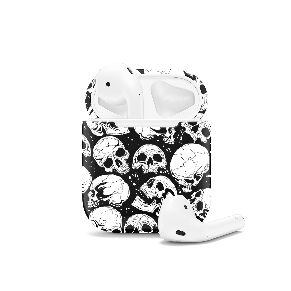 Seamless Skulls AirPods Case AirPods Pro AirPods Pro 2 AirPods 3 AirPods 2 Glossy 1283 - Image 1