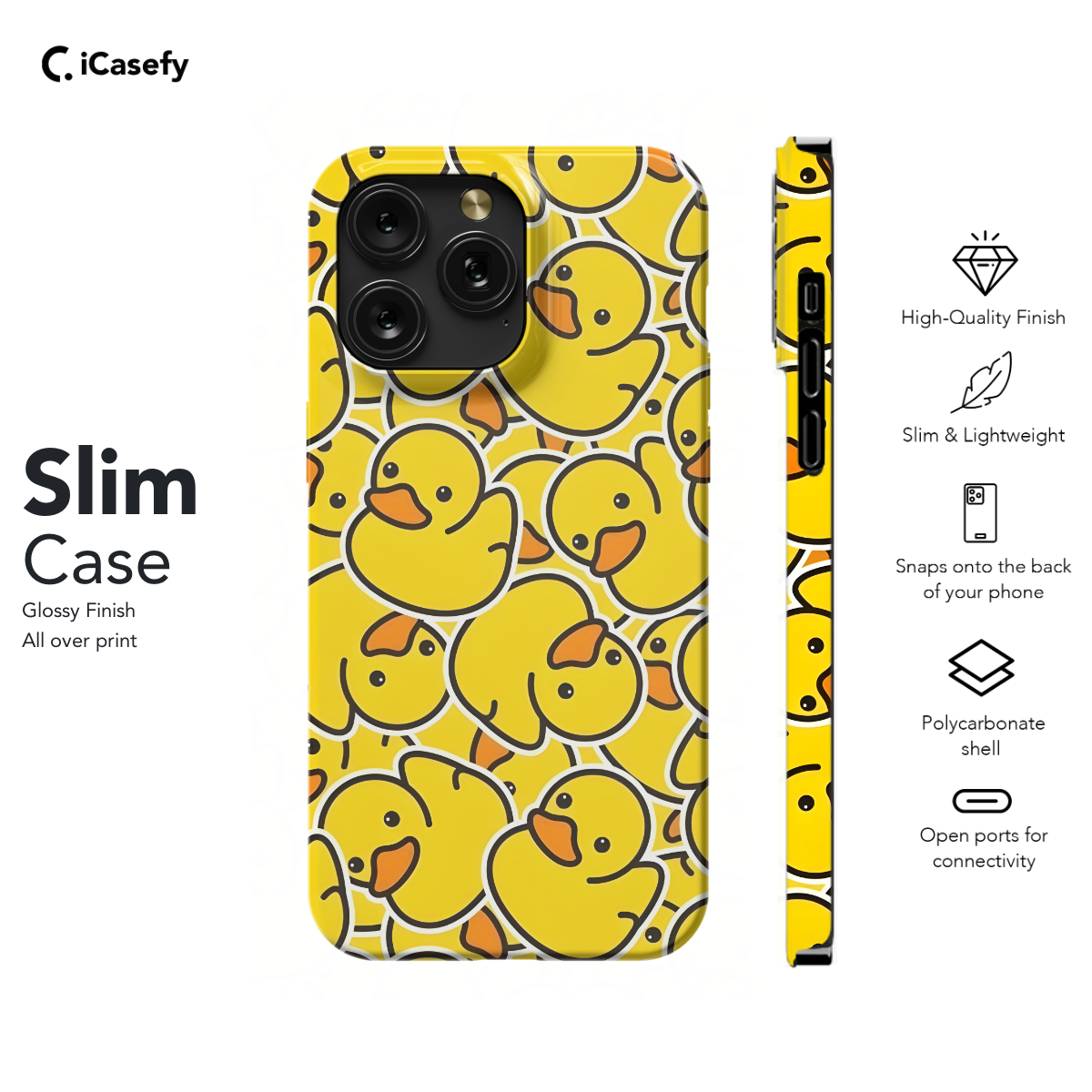 Seamless Yellow Ducks Duck Phone Case iPhone Samsung Pixel & More 336 - Image 6