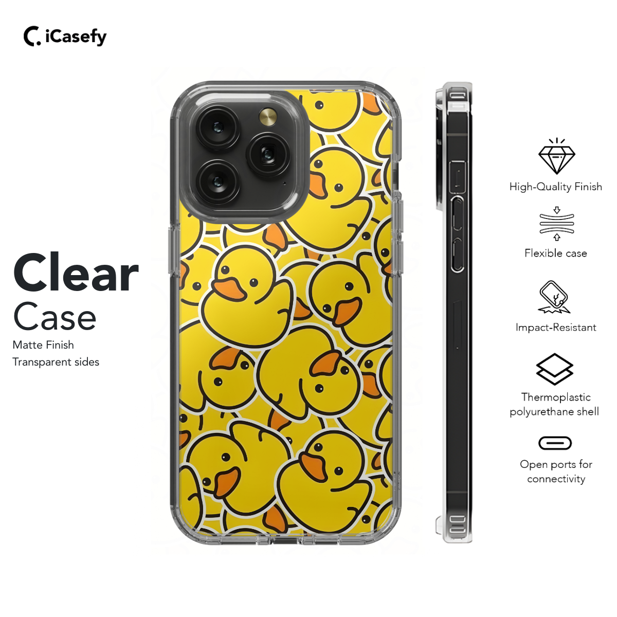 Seamless Yellow Ducks Duck Phone Case iPhone Samsung Pixel & More 336 - Image 7