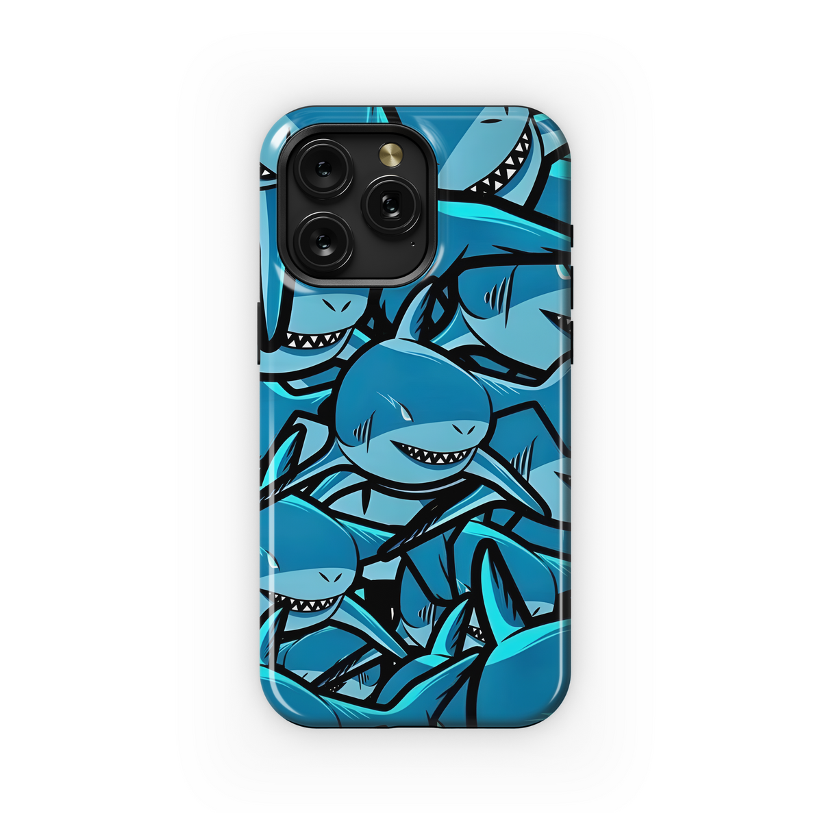 Shark Attack Frenzy
 Phone Case iPhone Samsung Cover Pixel 4278 - Image 1