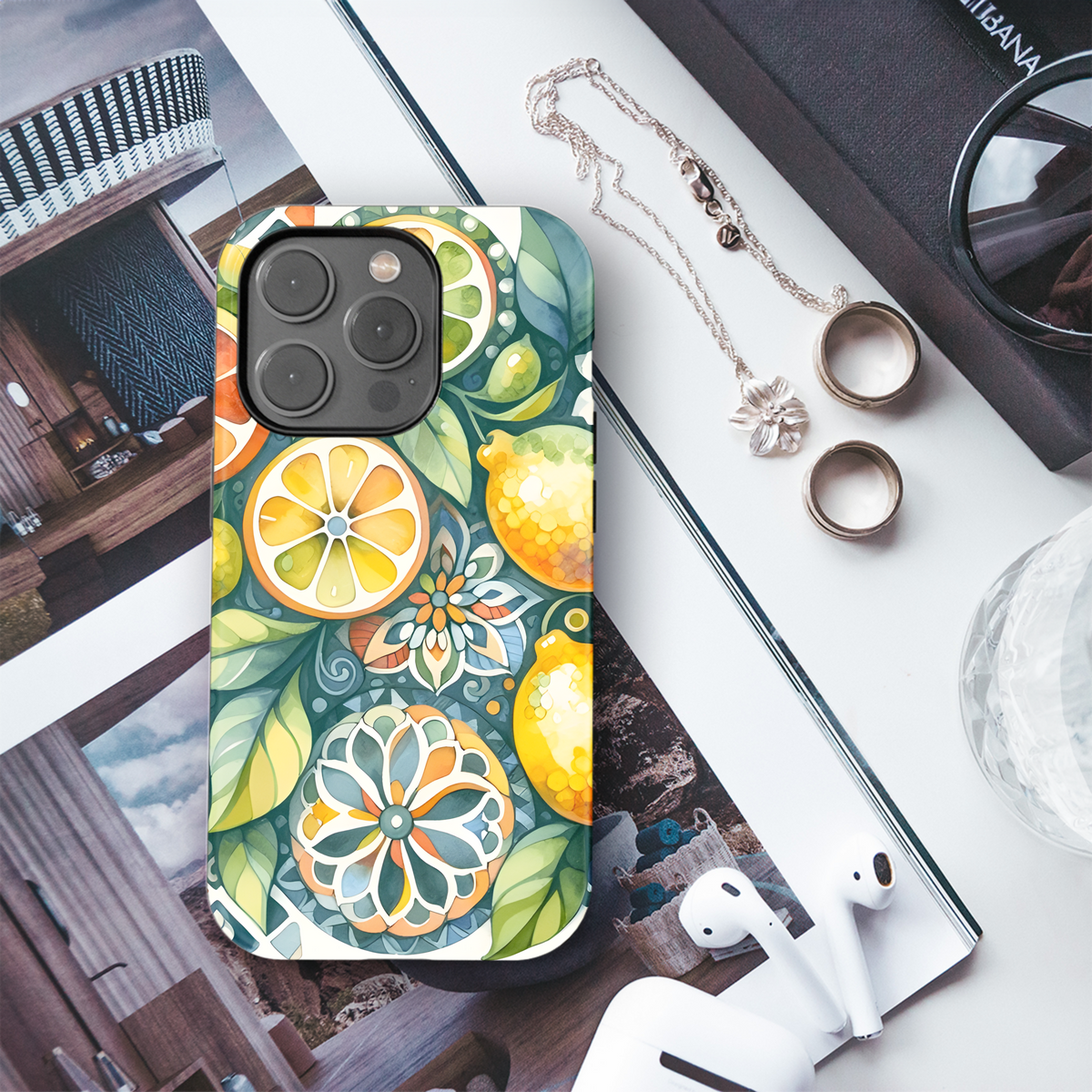 Sicilian Mosaic Phone Case iPhone Samsung Cover Pixel 2866 - Image 3