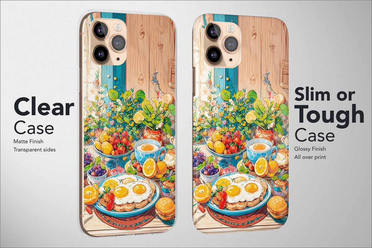 Snack Phone Case Popcorn Burger Fast Food Aesthetic Cover - Image 4