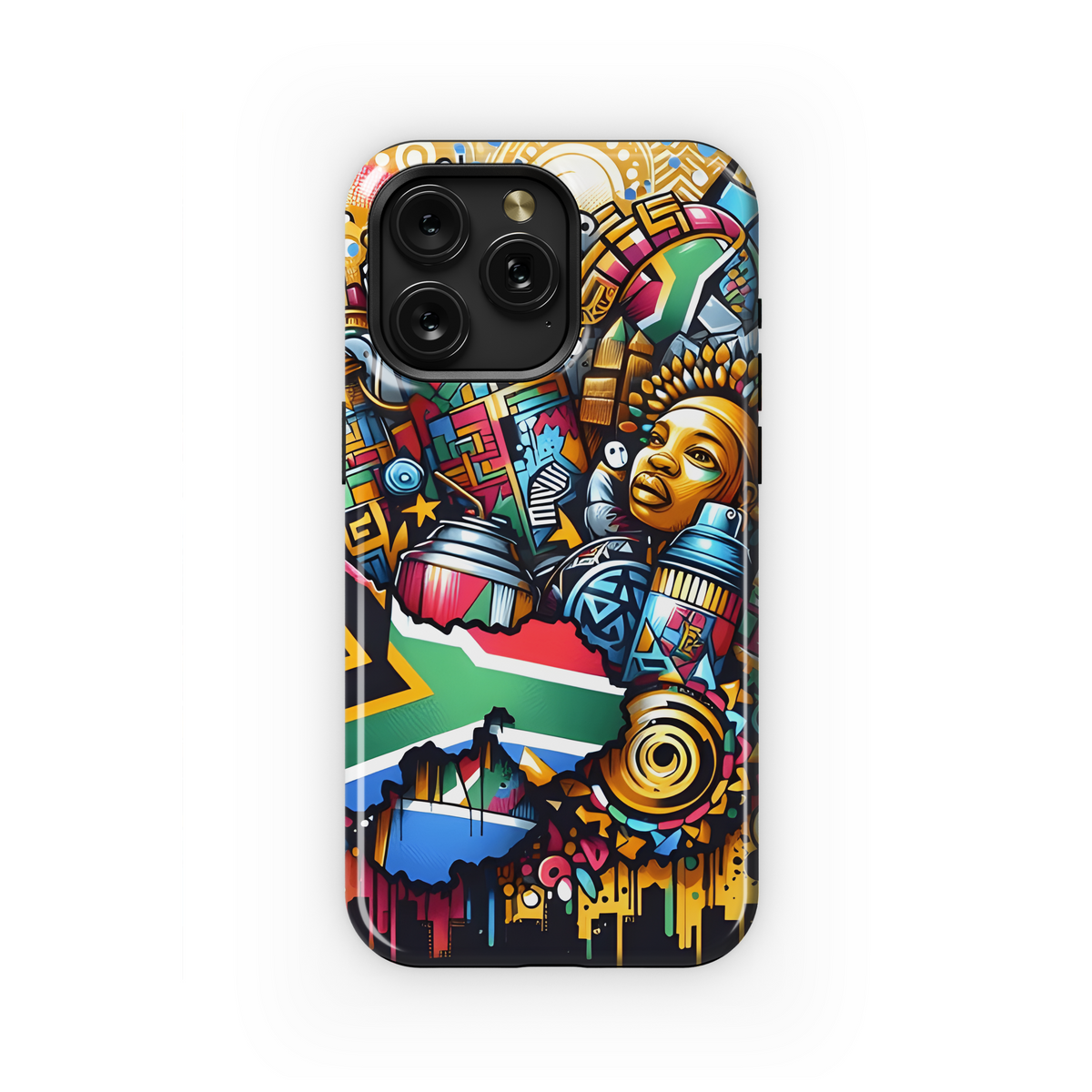 South African Graffiti Phone Case iPhone Samsung Cover Pixel 3137 - Image 1