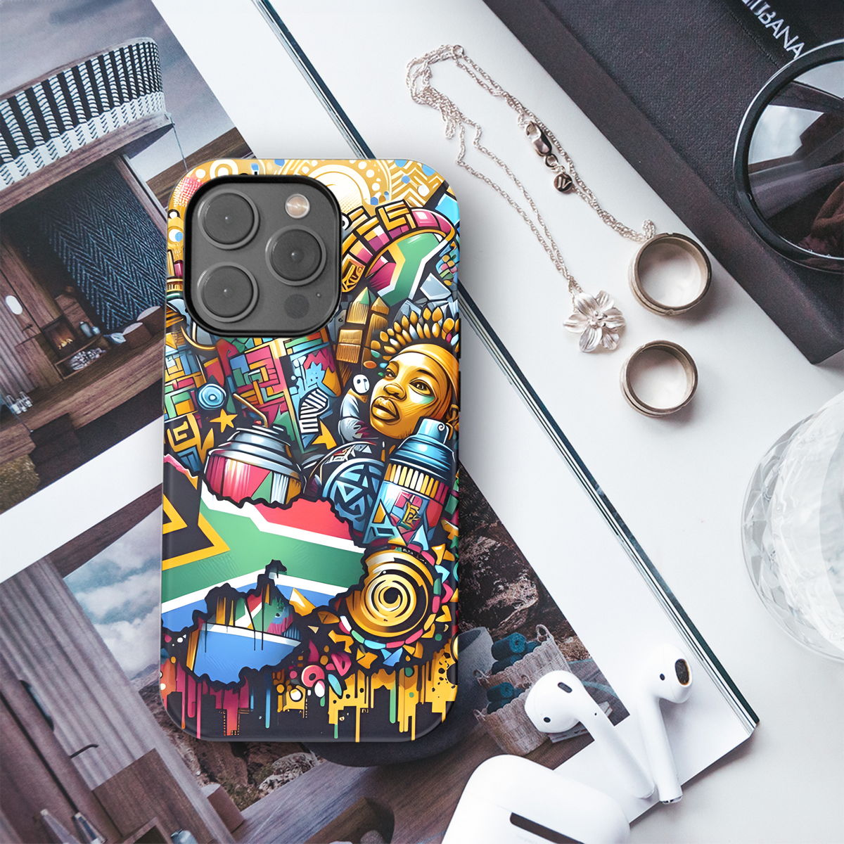 South African Graffiti Phone Case iPhone Samsung Cover Pixel 3137 - Image 3