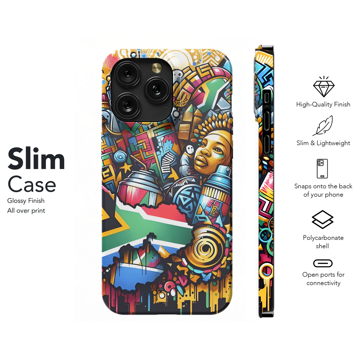 South African Graffiti Phone Case iPhone Samsung Cover Pixel 3137 - Image 7