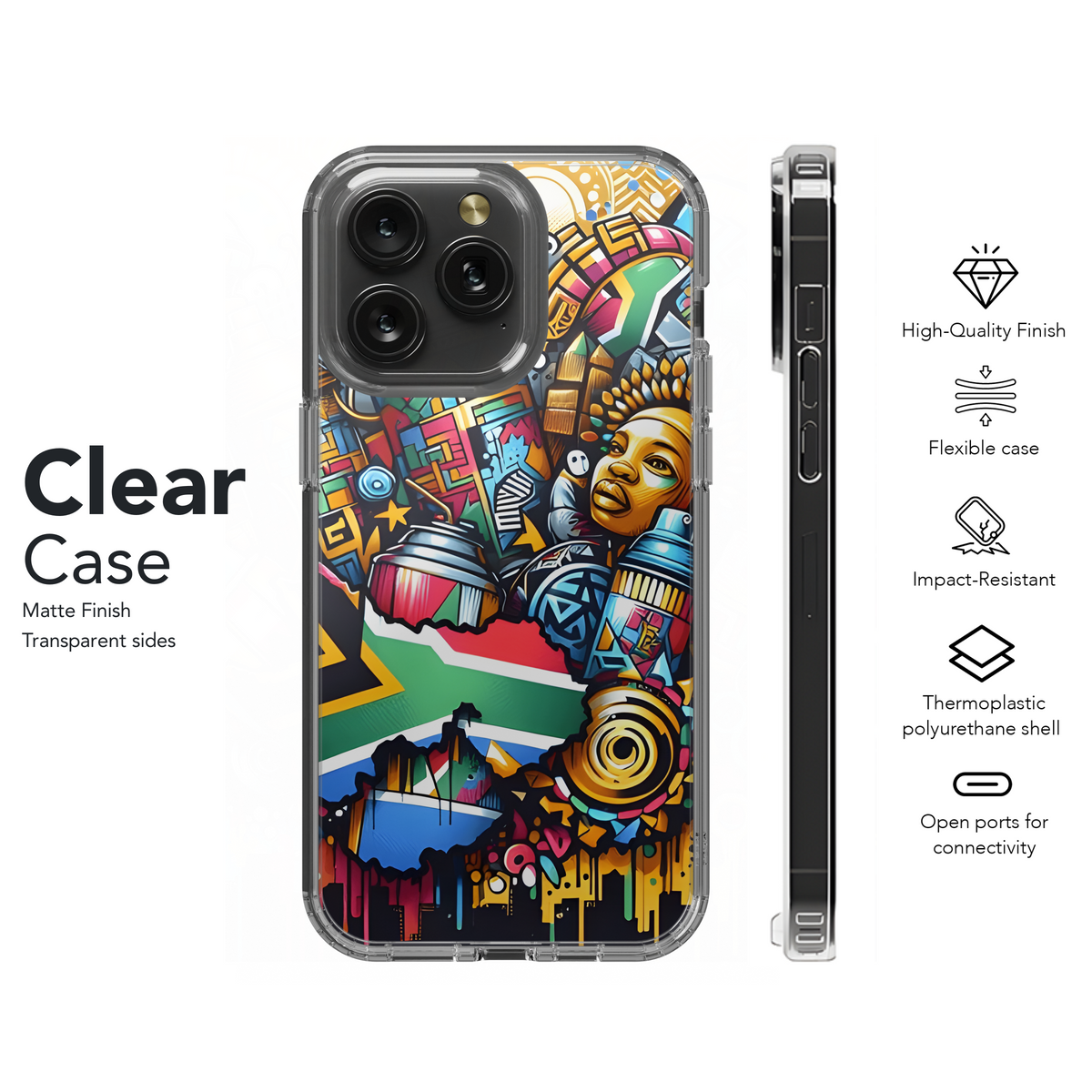 South African Graffiti Phone Case iPhone Samsung Cover Pixel 3137 - Image 8