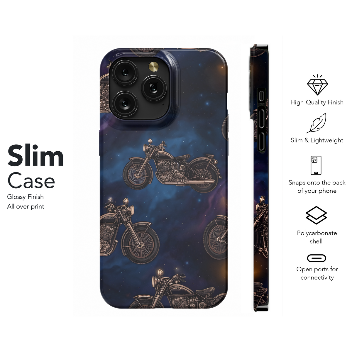 Space Motorcycles Phone Case iPhone Samsung Cover Pixel 3462 - Image 7