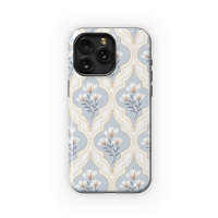Spring Damask Floral Blue Phone Case iPhone Samsung Cover Pixel 2508 - Image 1