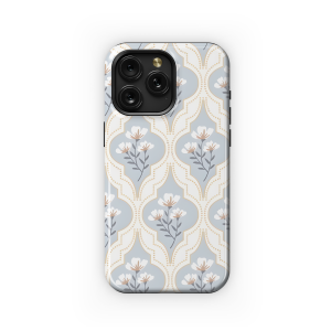 Spring Damask Floral Blue Phone Case iPhone Samsung Cover Pixel 2508 - Image 1