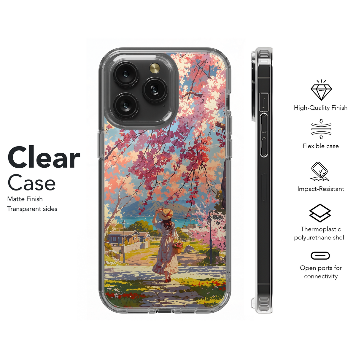 Springtime Blossom Walk
 Phone Case iPhone Samsung Cover Pixel 4073 - Image 8