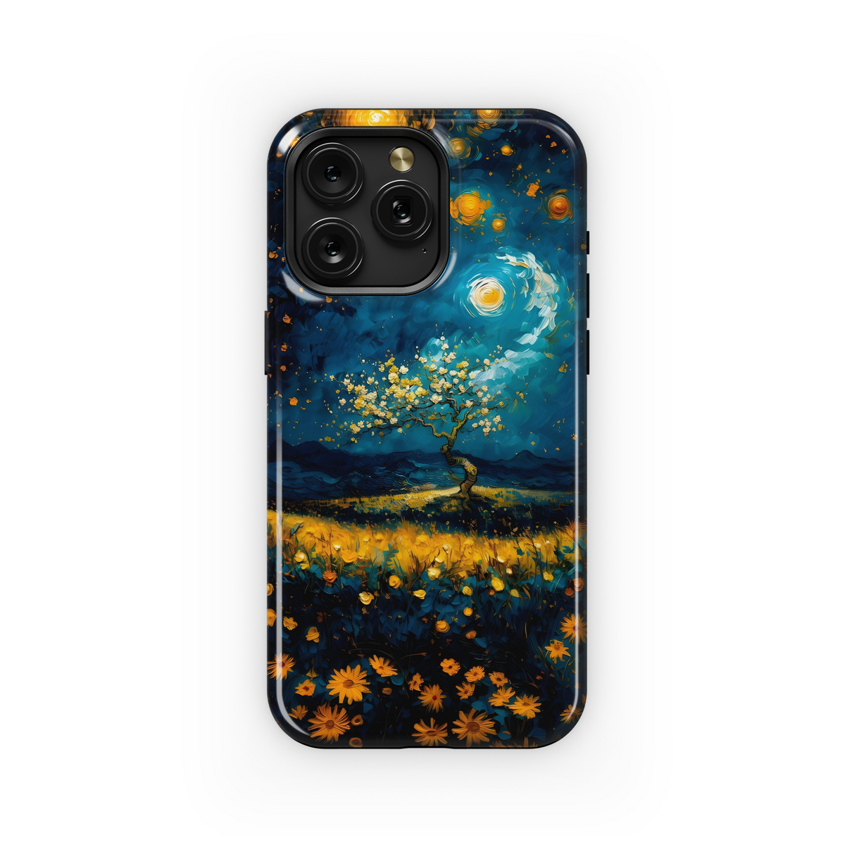 Starry Night Bloom
 Phone Case iPhone Samsung Cover Pixel 4251 - Image 1