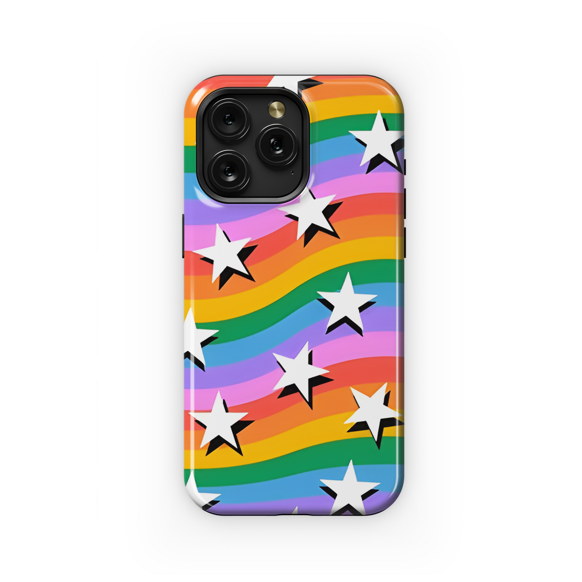 Starry Rainbow Phone Case iPhone Samsung Cover Pixel 3869 - Image 1