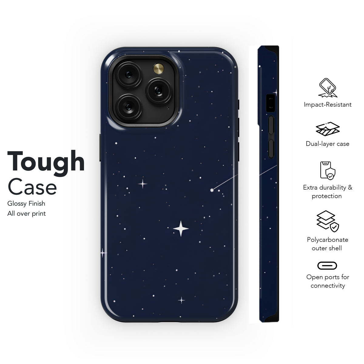 Starry Space Phone Case iPhone Samsung Cover Pixel 3166 - Image 6