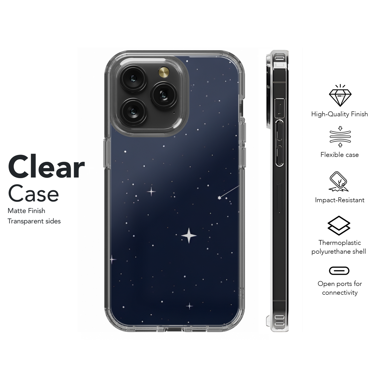 Starry Space Phone Case iPhone Samsung Cover Pixel 3166 - Image 8