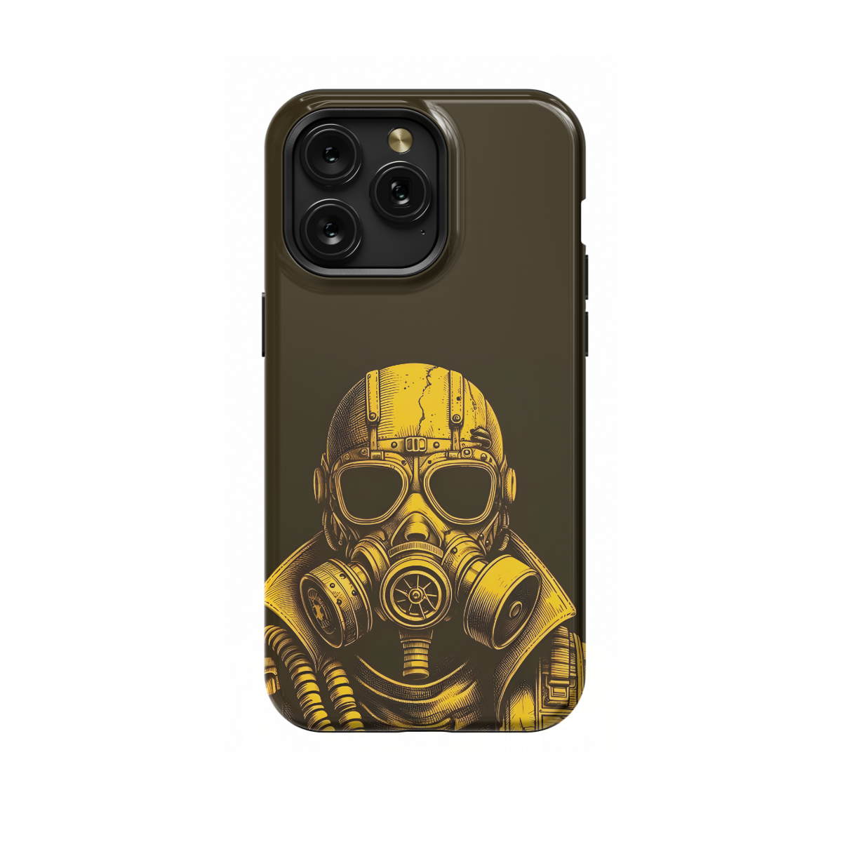 Steampunk Men in Mask Phone Case iPhone Samsung Cover Pixel 1620 - Image 1