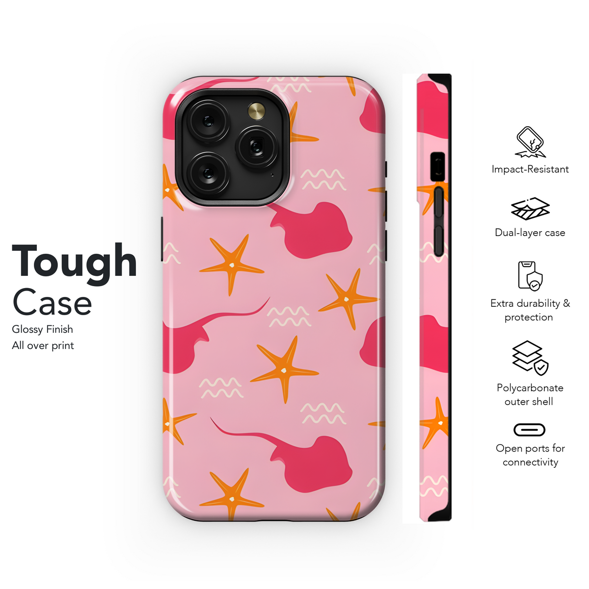 Stingray Phone Case iPhone Samsung Cover Pixel 3240 - Image 6