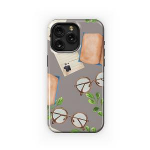 Study Time Watercolor Pattern Phone Case iPhone Samsung Cover Pixel 5225 - Image 1