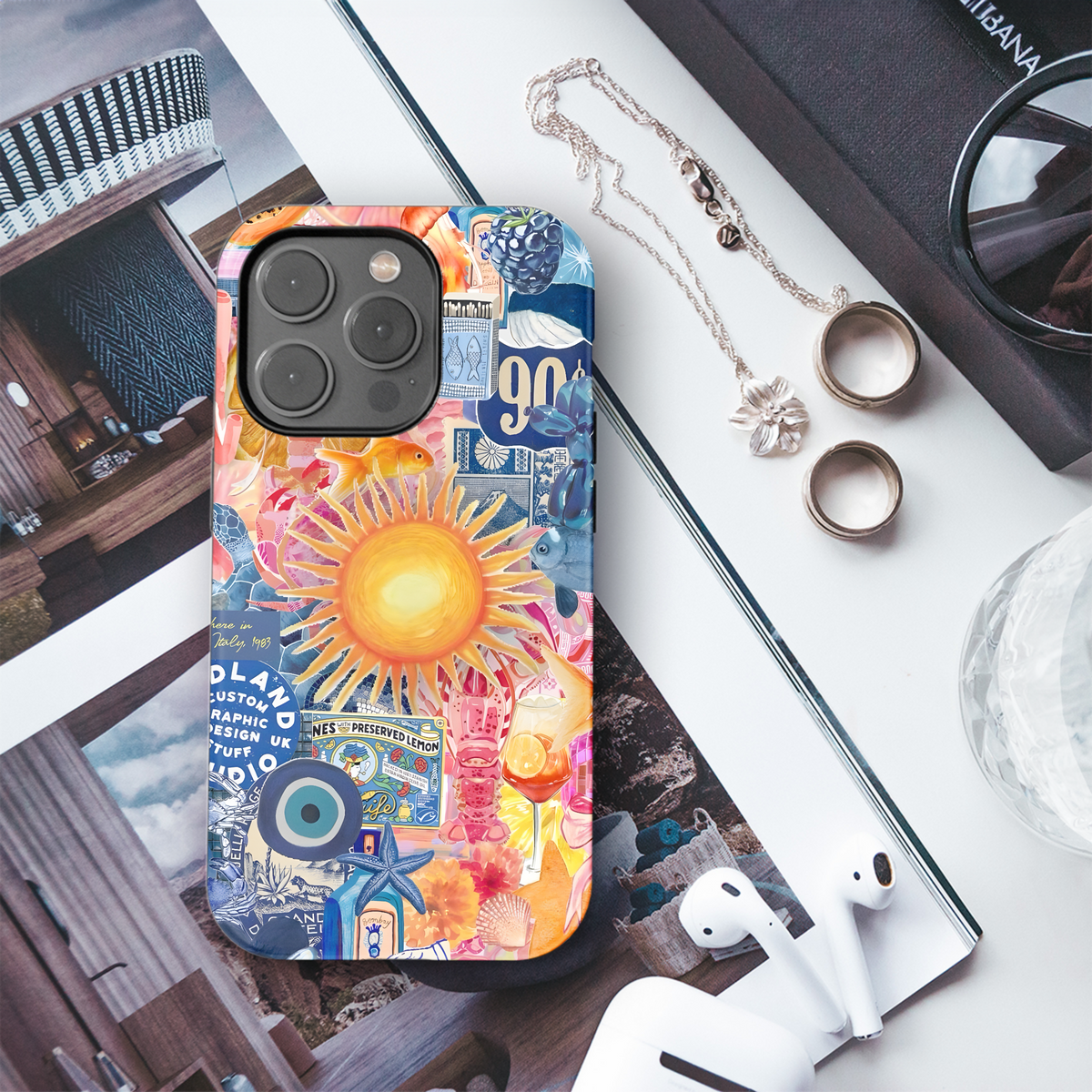 Summer 90s Collage
 Phone Case iPhone Samsung Cover Pixel 4194 - Image 3