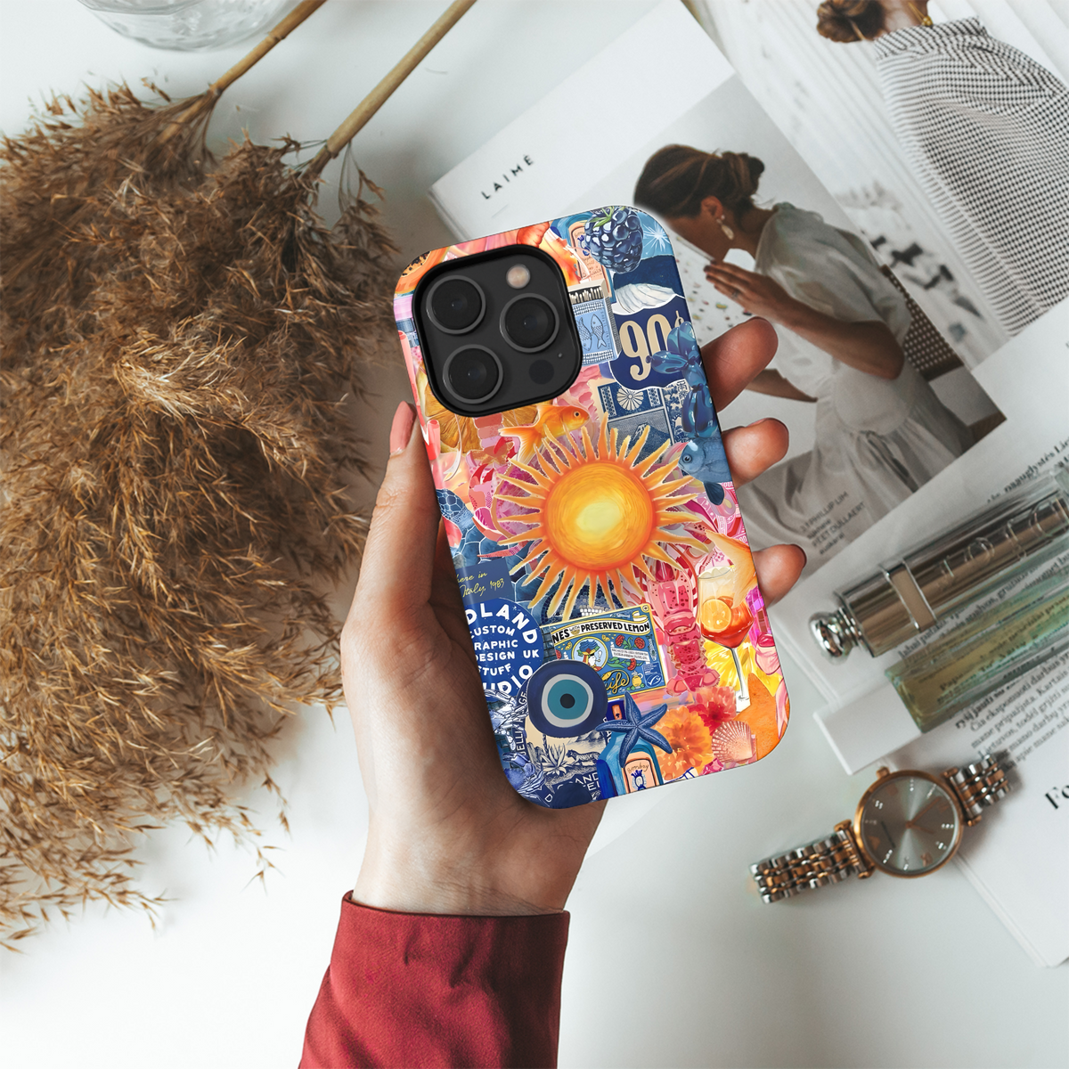 Summer 90s Collage
 Phone Case iPhone Samsung Cover Pixel 4194 - Image 4